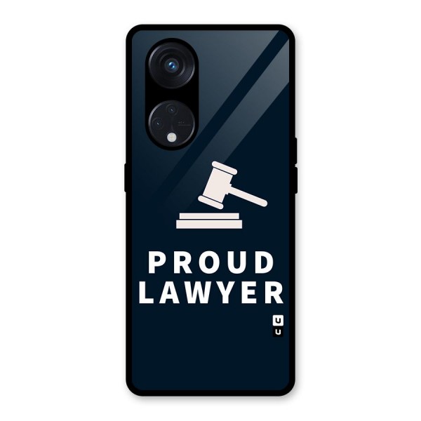 Proud Lawyer Glass Back Case for Reno8 T 5G