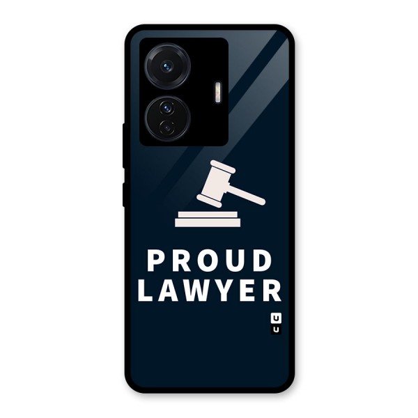 Proud Lawyer Glass Back Case for Vivo T1 Pro