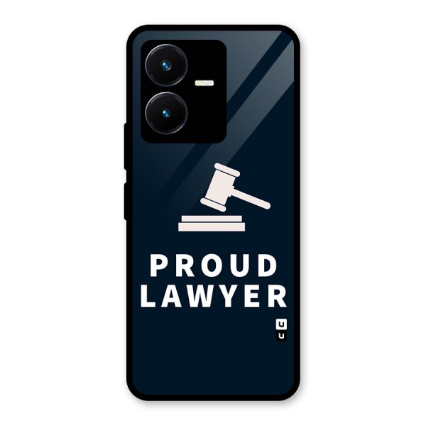 Proud Lawyer Glass Back Case for Vivo Y22