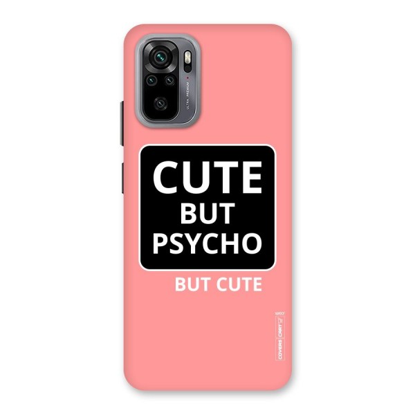 Psycho But Cute Back Case for Redmi Note 10