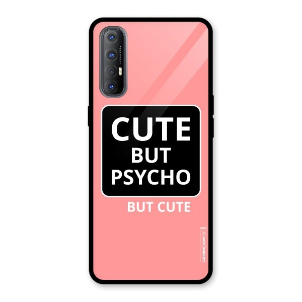 Psycho But Cute Glass Back Case for Oppo Reno3 Pro