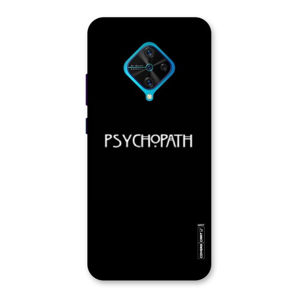 Psycopath Alert Back Case for Vivo S1 Pro