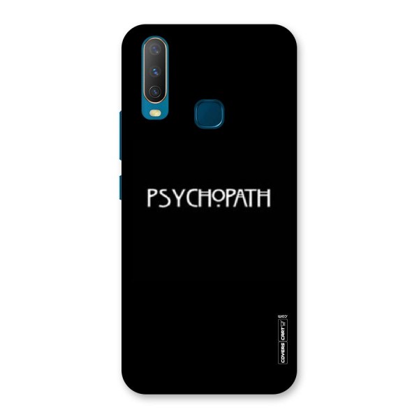 Psycopath Alert Back Case for Vivo Y12