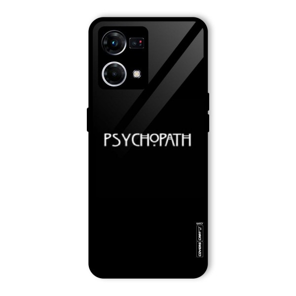 Psycopath Alert Glass Back Case for Oppo F21s Pro 4G