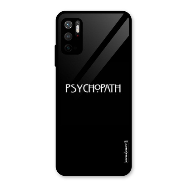 Psycopath Alert Glass Back Case for Poco M3 Pro 5G