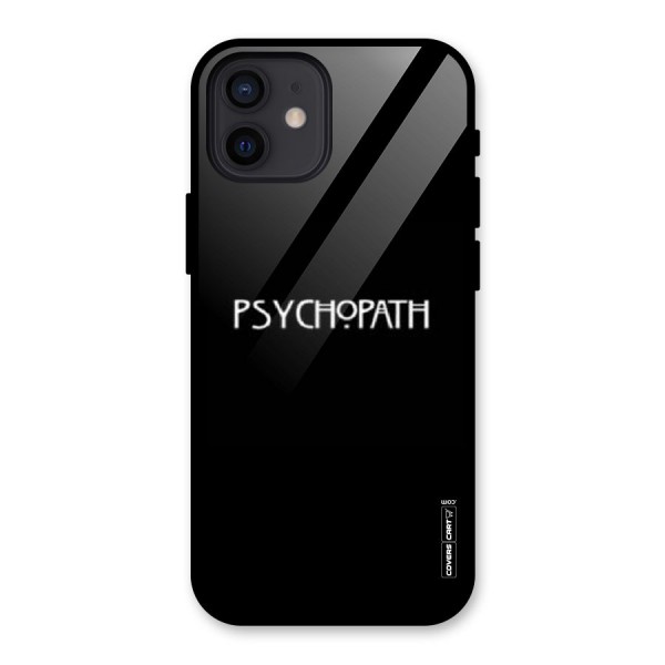 Psycopath Alert Glass Back Case for iPhone 12