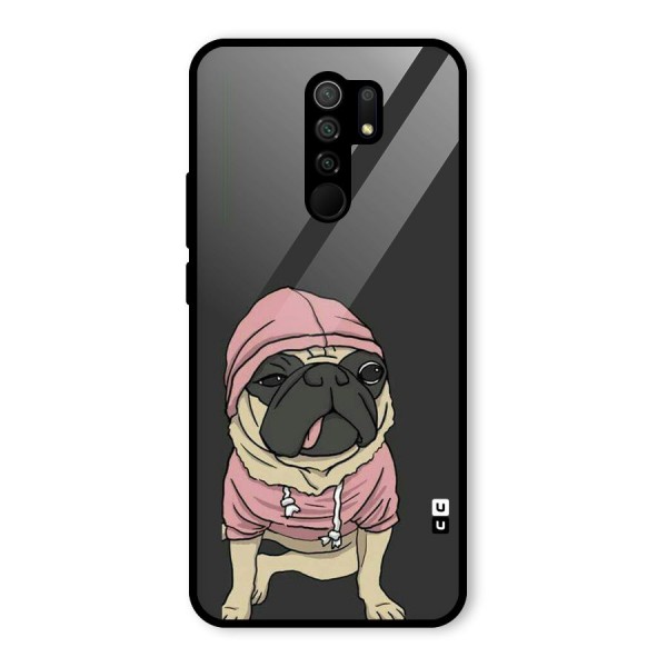 Pug Swag Glass Back Case for Redmi 9 Prime