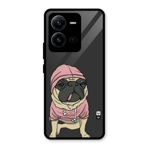 Pug Swag Glass Back Case for Vivo V25