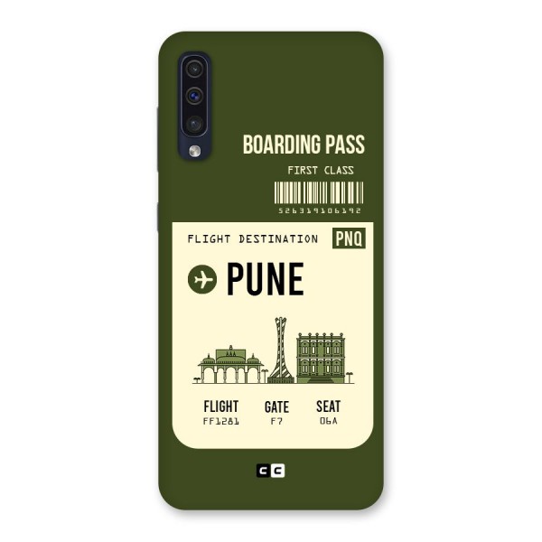 Pune Boarding Pass Back Case for Galaxy A50s