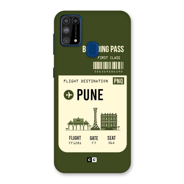 Pune Boarding Pass Back Case for Galaxy M31