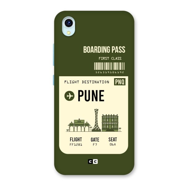 Pune Boarding Pass Back Case for Vivo Y1s