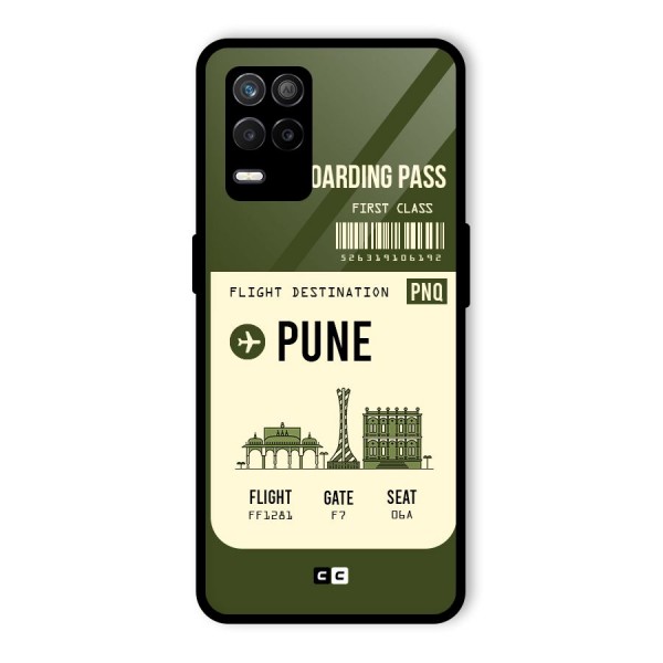 Pune Boarding Pass Glass Back Case for Realme 9 5G