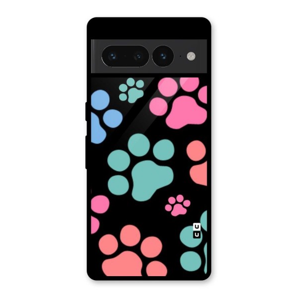 Puppy Paws Glass Back Case for Google Pixel 7 Pro