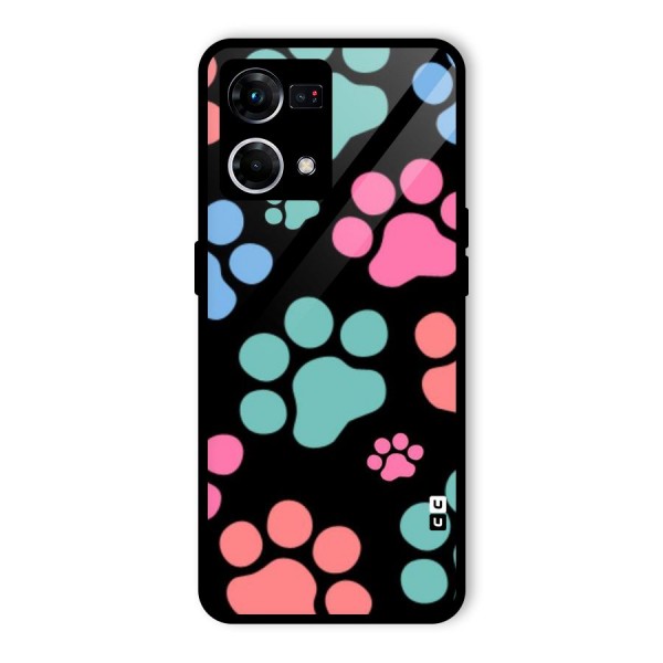 Puppy Paws Glass Back Case for Oppo F21s Pro 4G