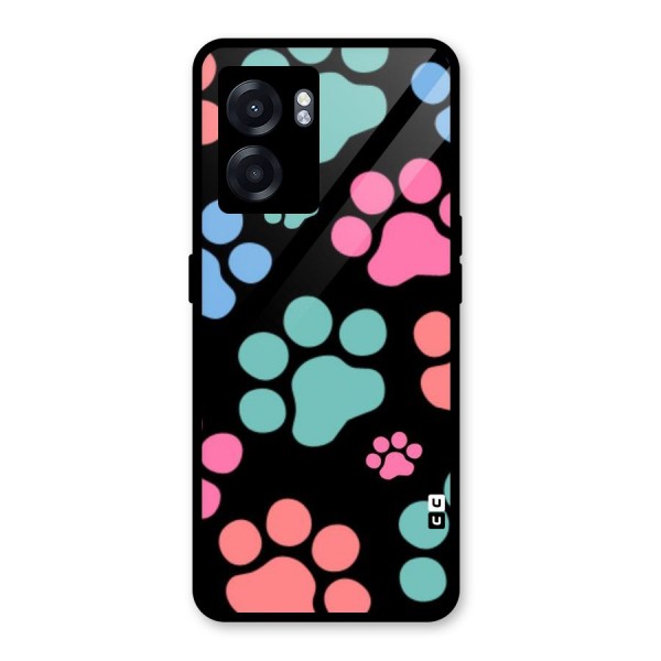 Puppy Paws Glass Back Case for Oppo K10 (5G)