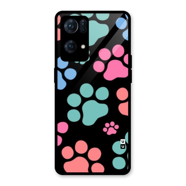 Puppy Paws Glass Back Case for Oppo Reno7 Pro 5G