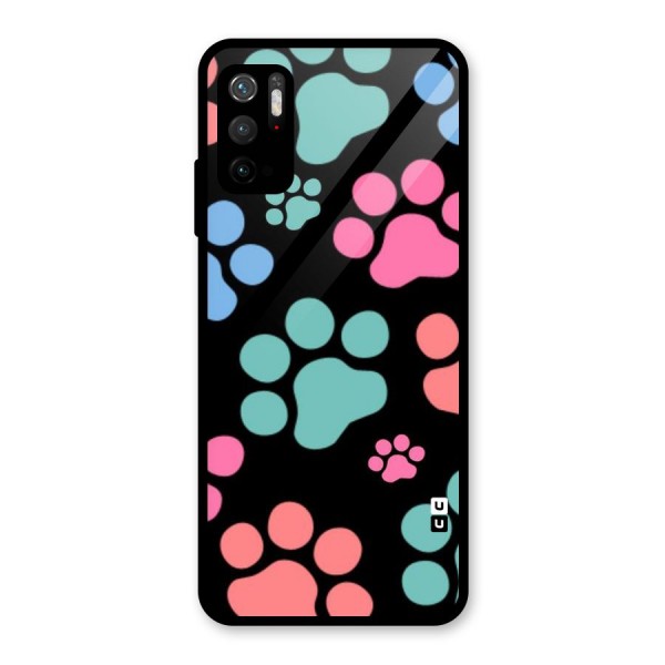 Puppy Paws Glass Back Case for Poco M3 Pro 5G