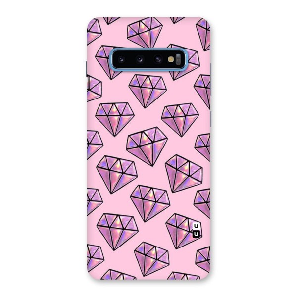 Purple Diamond Designs Back Case for Galaxy S10 Plus