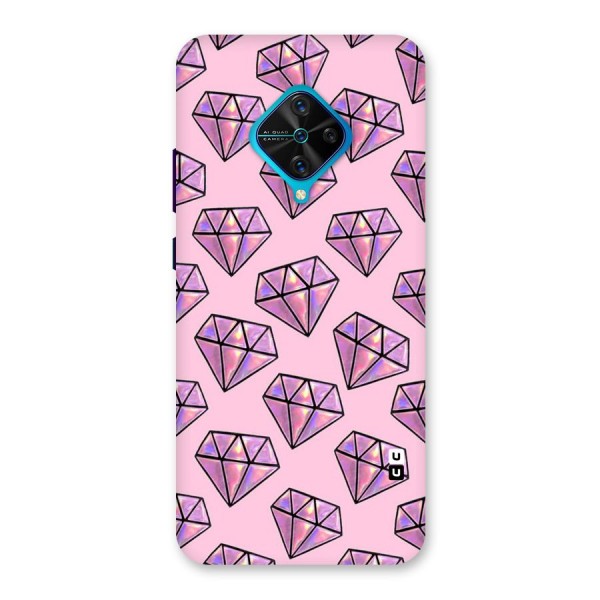 Purple Diamond Designs Back Case for Vivo S1 Pro