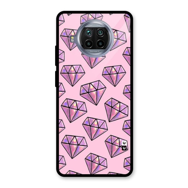 Purple Diamond Designs Glass Back Case for Mi 10i