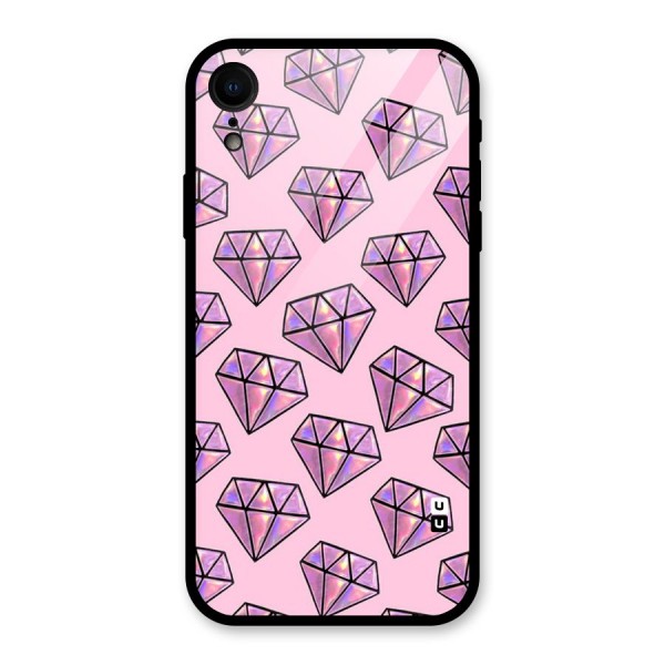 Purple Diamond Designs Glass Back Case for XR