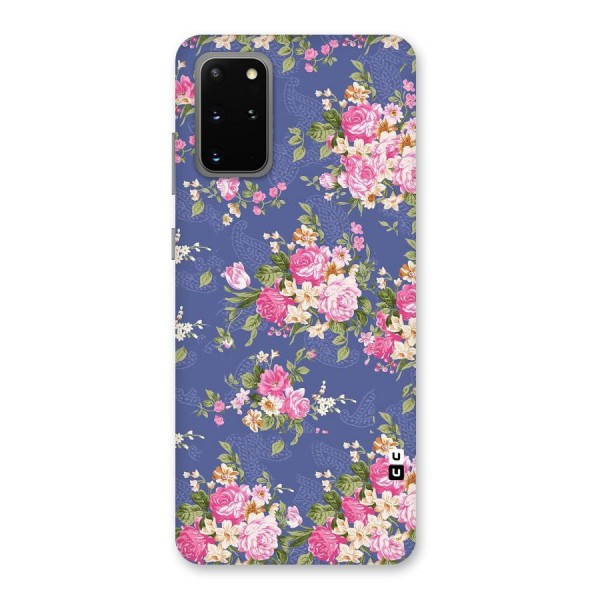 Purple Pink Floral Back Case for Galaxy S20 Plus