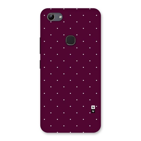 Purple Polka Back Case for Vivo Y81