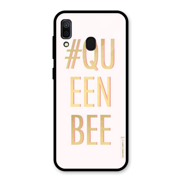 Queen Bee Glass Back Case for Galaxy A30