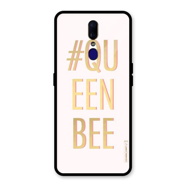 Queen Bee Glass Back Case for Oppo F11