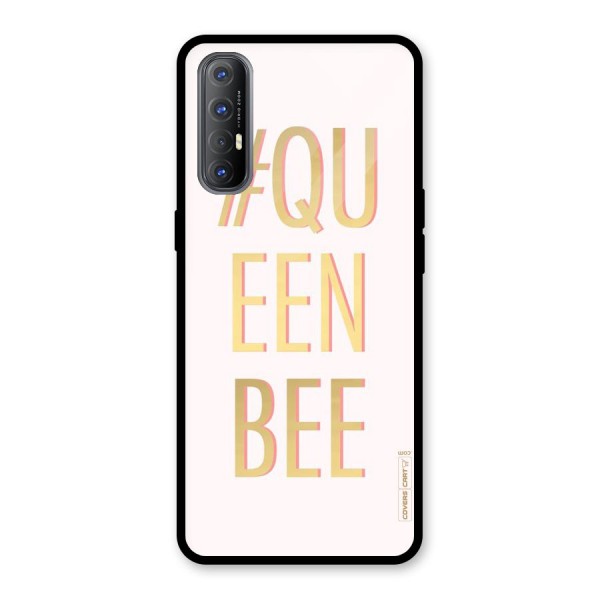 Queen Bee Glass Back Case for Oppo Reno3 Pro