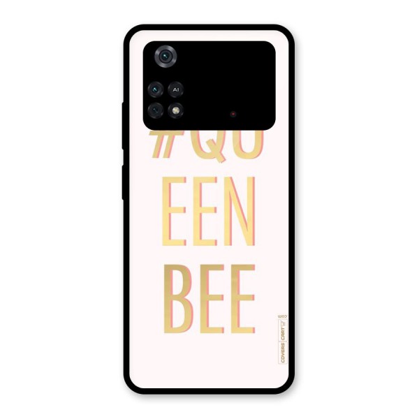 Queen Bee Glass Back Case for Poco M4 Pro 4G