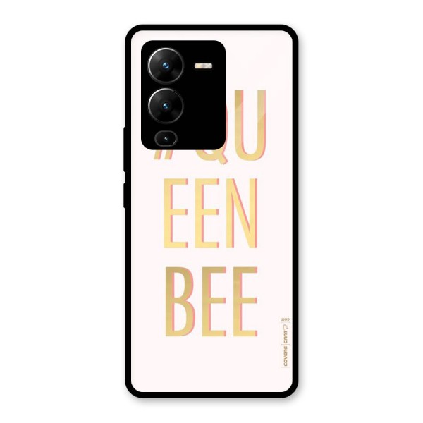 Queen Bee Glass Back Case for Vivo V25 Pro