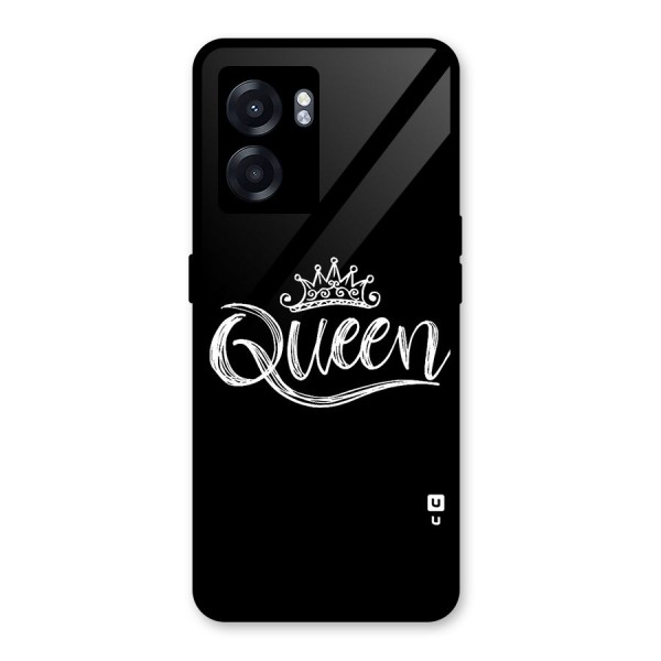 Queen Crown Glass Back Case for Oppo K10 (5G)