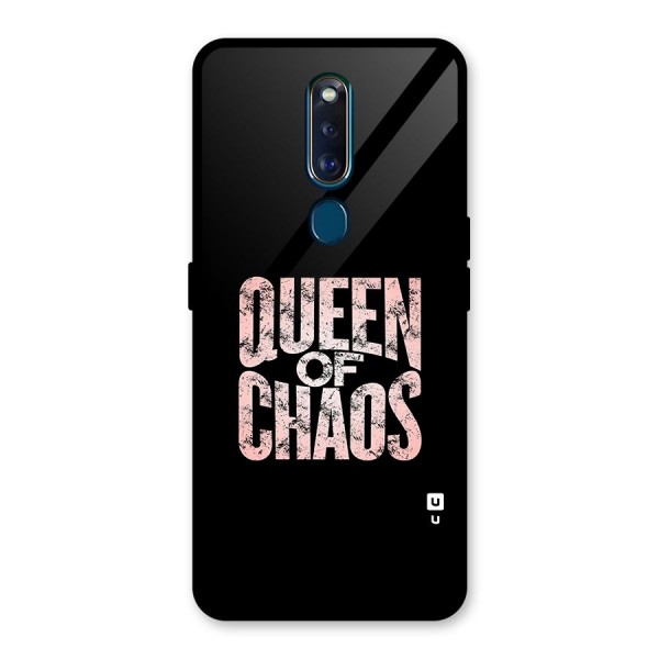 Queen of Chaos Glass Back Case for Oppo F11 Pro