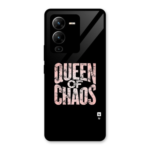 Queen of Chaos Glass Back Case for Vivo V25 Pro