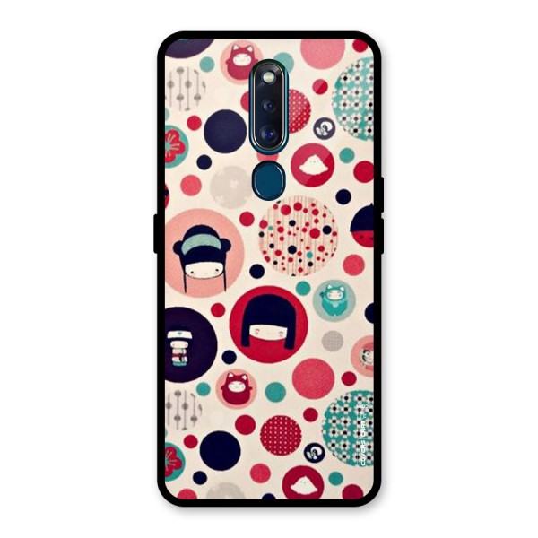 Quirky Glass Back Case for Oppo F11 Pro