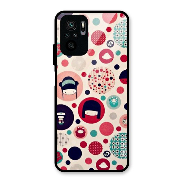 Quirky Glass Back Case for Redmi Note 10