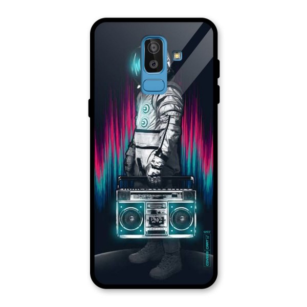 Radio Man Glass Back Case for Galaxy J8