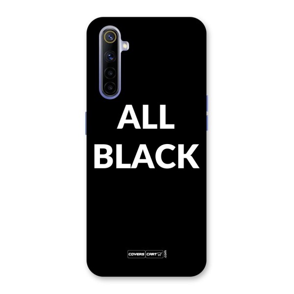 Raftaar All Black Back Case for Realme 6