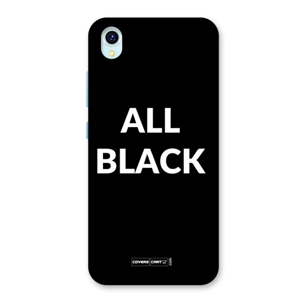 Raftaar All Black Back Case for Vivo Y1s