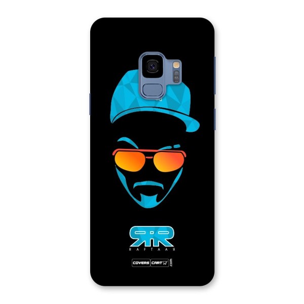 Raftaar Black and Blue Back Case for Galaxy S9