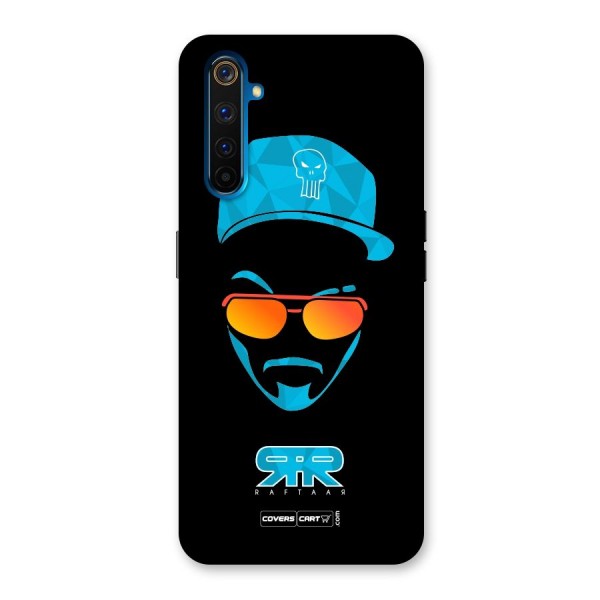 Raftaar Black and Blue Back Case for Realme 6 Pro