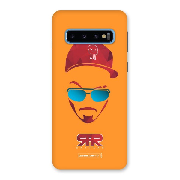 Raftaar Orange Back Case for Galaxy S10