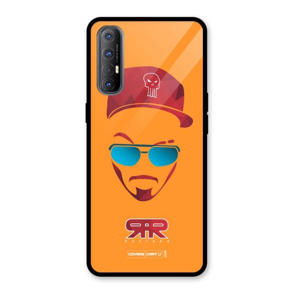 Raftaar Orange Glass Back Case for Oppo Reno3 Pro