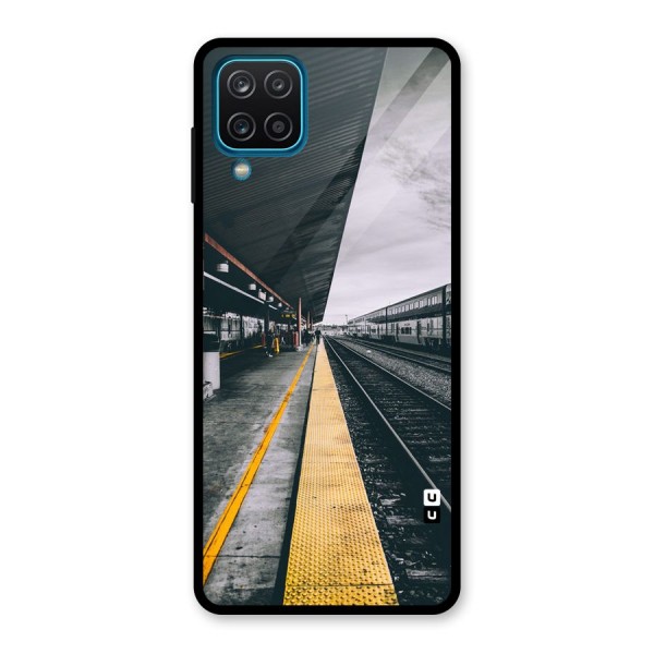 Railway Track Glass Back Case for Galaxy A12