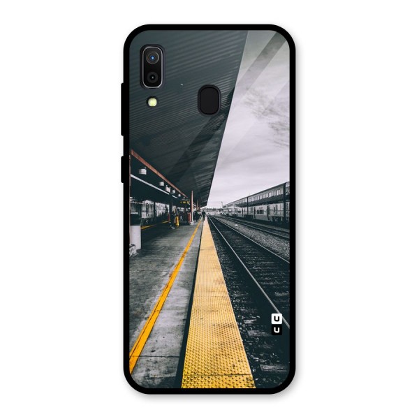 Railway Track Glass Back Case for Galaxy A30