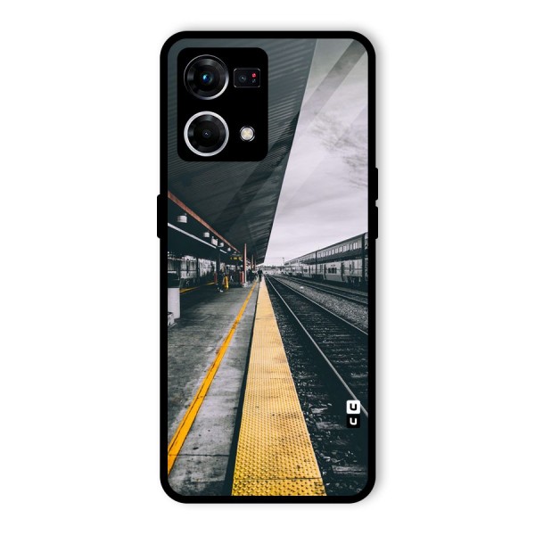 Railway Track Glass Back Case for Oppo F21s Pro 4G