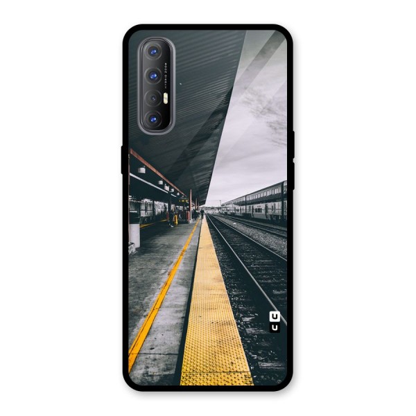 Railway Track Glass Back Case for Oppo Reno3 Pro