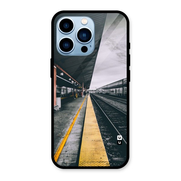 Railway Track Glass Back Case for iPhone 13 Pro