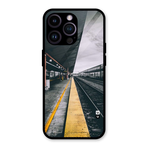 Railway Track Glass Back Case for iPhone 14 Pro Max